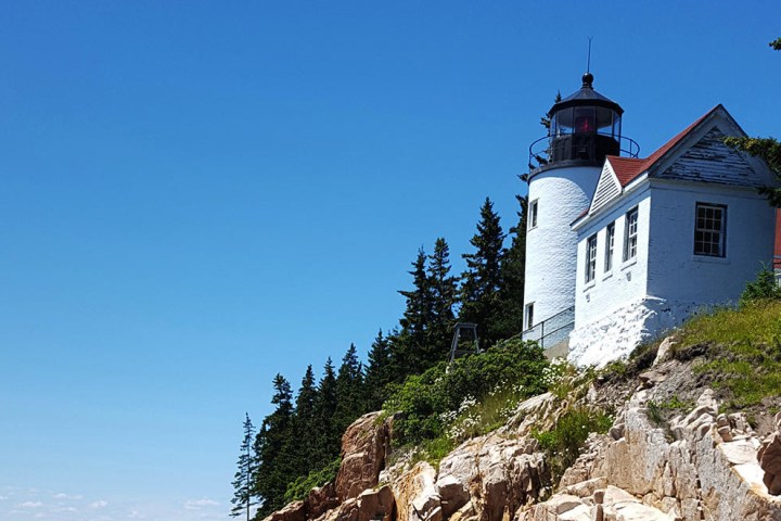 Lighthouse on Mt Desert Island, Maine